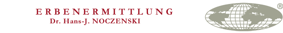 Erben suchen, Erben ermitteln, Service für Auswanderer, Vorfahren, Ahnen, Flüchtlinge Erbenermittlung